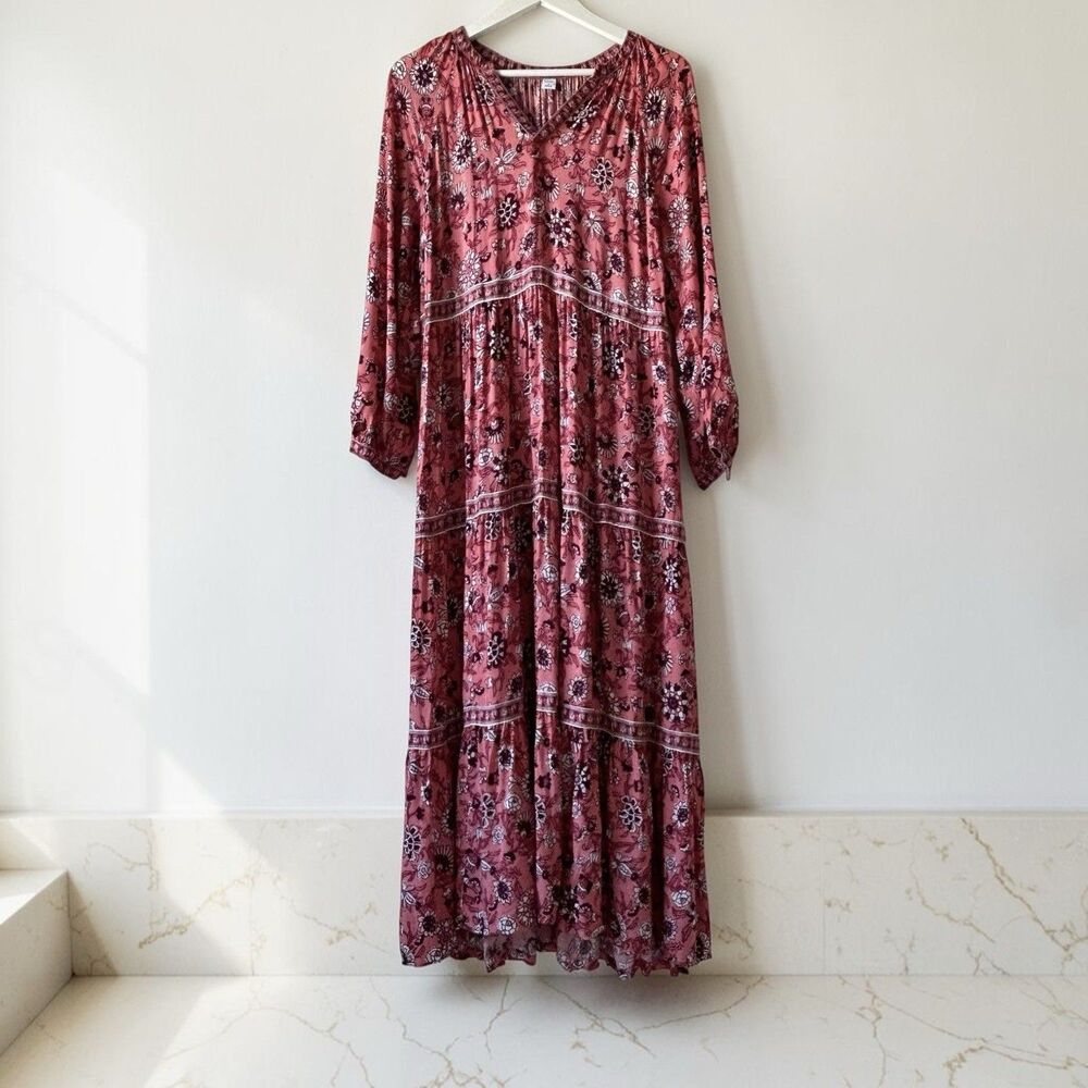 Old Navy Coral Floral Dress
